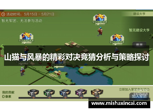 山猫与风暴的精彩对决竞猜分析与策略探讨