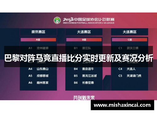 巴黎对阵马竞直播比分实时更新及赛况分析